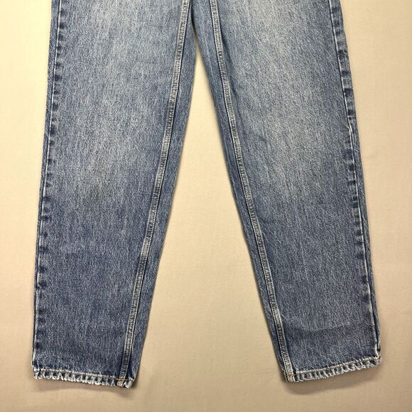 BDG Urban Outfitters Tan High Rise Baggy Jean Tag Size 25 Blue Light Wash Skater - Picture 3 of 14